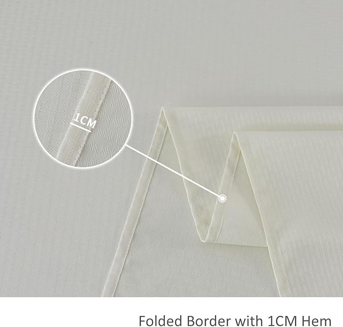 maxmill Square Jacquard Tablecloth Waterproof Spillproof Wrinkle Resistant Soft Weaved Design Table Cloth for Dinner and Party Washable Fabric Cover, Indoor and Outdoor Use, 60 x 60 Inch, Ivory