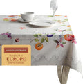 Maison d' Hermine Table Cloth Rectangle Table 100% Cotton 60 x 108 Inches Fall Tablecloth Reusable Everyday Use for Thanksgiving Christmas Decorations Dining Farmhouse Party (Fruit D'Hiver)