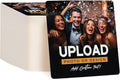 40 Pack Personalized Drink Coasters, Custom Cardboard Coasters with Photo and Text, Design Your Own Coaster for Events, Parties, Bars, and Unique Gifts, 3.95" Round, Design 7