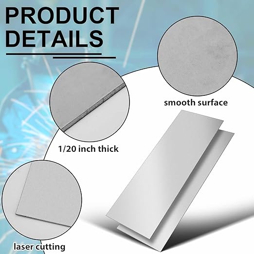 12 x 36 Inch 16 Gauge Mild Steel Sheet Metal Plate, Square Weldable Carbon Cold Rolled Panels for Industrial DIY Welding, Craft Use Accessories, Easy Formability Smooth Surface