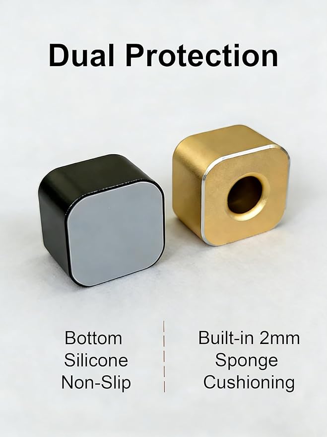 Aluminum Single Hole Pen Stand - Durable Fountain Pen Holder for Desk Display, Non - Slip Base, Minimalist Office/Home Organizer(Gold,1P)