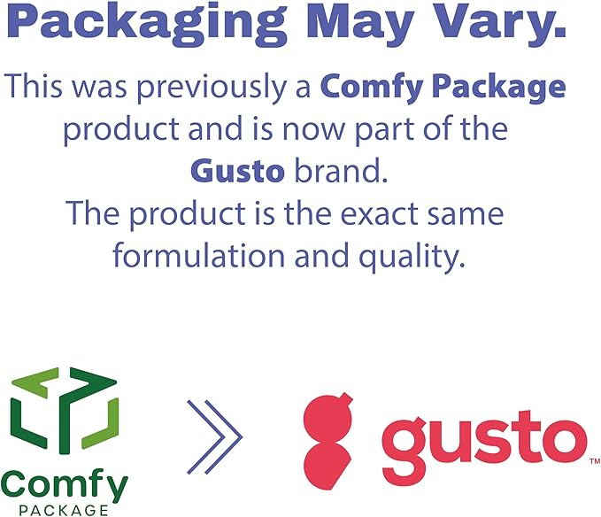 GUSTO [7 Inch-125 Pack Heavy-Duty Kraft Paper Plates, 100% Compostable, Biodegradable, Disposable Sugarcane - Brown Unbleached (Formerly Comfy Package)