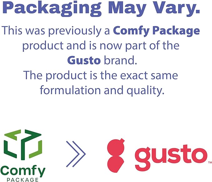 GUSTO [9 Inch-125 Pack Heavy-Duty Kraft Paper Plates, 100% Compostable, Biodegradable, Disposable Sugarcane - Brown Unbleached (Formerly Comfy Package)