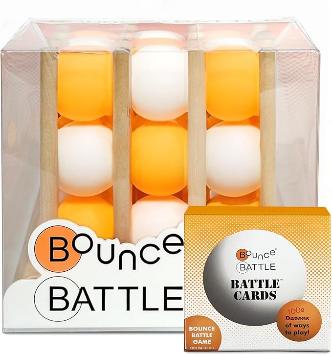 Tournament Edition – Wood Game Set with 36 Battle Cards – Fast-Paced Family & Party Game of Strategy, Skill & Chance – Fun Gift for Kids, Teens & Adults