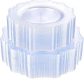 COLOSUS 60pcs Clear Plastic Plates Disposable -Heavy duty Plastic Party Plate set Include 30 dinner plates and 30 dessert/salad plates for Party/Wedding