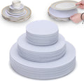 Imncya Plate China Storage Separators, 120-Piece with 3 Different Sizes, Thick and Premium Soft Felt Plate Dividers for China, Dish, Coffee Saucers Protecting and Stacking - White