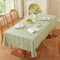 Zobesta Sage Green Table Cloth 60 x 120 Inch, Cotton Green Linen Tablecloth for Rectangle Tables, Heavy Weight Washable Farmhouse Soft Boho Tablecloth for Party, Holiday, Picnic, Dining, Outdoor,Fall