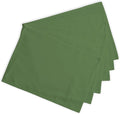 Calicot Placemats Set of 6 100% Cotton Washable Cloth Place Mats, Reusable Table Mats for Spring/Summer & Thanksgiving Christmas Decorations Kitchen Dining Party Wedding (Juniper Green, 13" x 19")