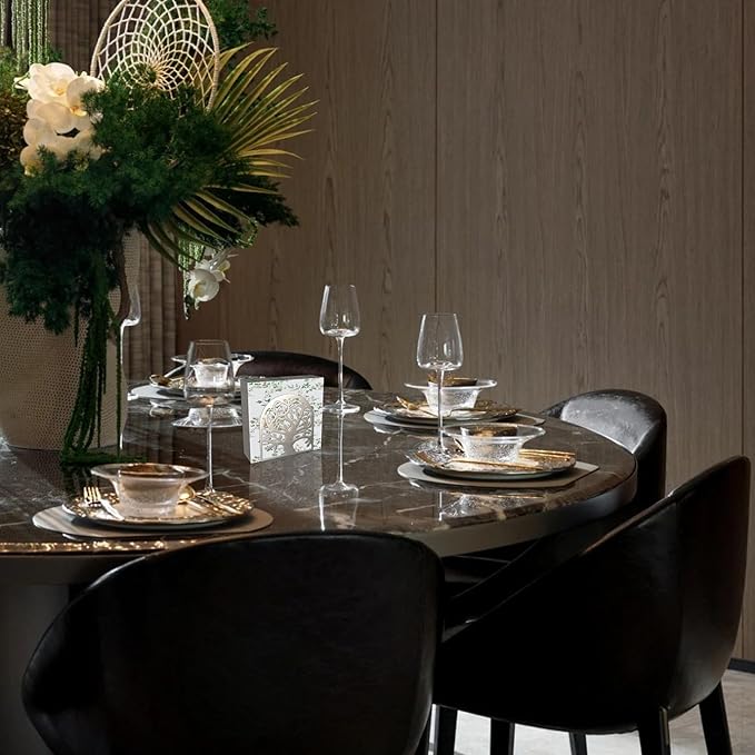 YAJIACLONE Tree of Life Silver Metal Napkin Holder, Upright Metal Tabletop Napkin Holder for Kitchen & Dining Table.