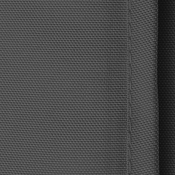 Lann's Linens 70 x 120 Inch Rectangular Tablecloth, Washable Polyester Fabric Table Cloth for Dining Tables, Parties, Restaurant, Weddings - Dark Gray