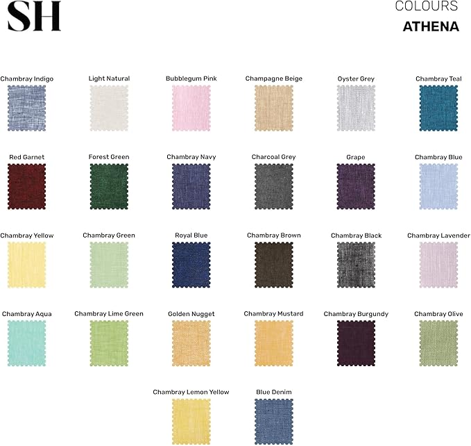 Solino Home Linen Small Table Runner 60 Inches - Athena, 100% Pure Linen Red Garnet Table Runner 14 x 60 Inch Ideal for Dresser and Coffee Tables - Valentines, Winter