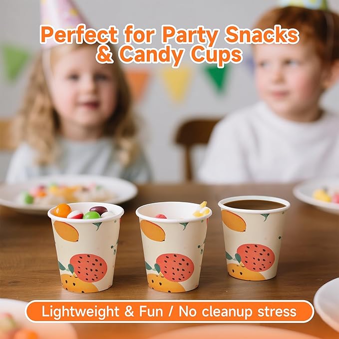 100 Pack 3 oz Bathroom Cups, Disposable Paper Cups with Rolled Rim, Small Paper Mouthwash Cup for Guest Bathrooms, Vanity & Office Use, Off-white