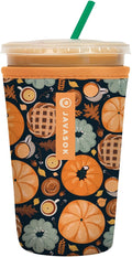 Sok It JavaSok Iced Coffee & Cold Soda Insulated Neoprene Cup Sleeve (Give Thanks, Medium: 22-28oz)