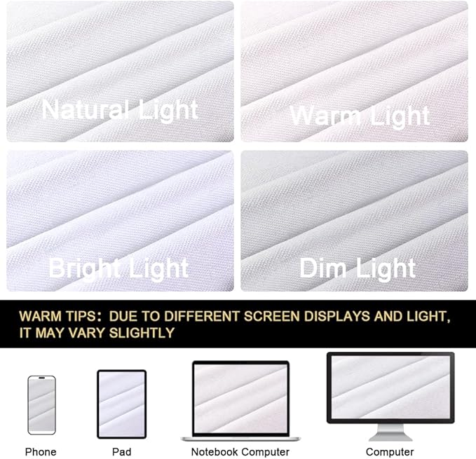 PrinceDeco 100% Blackout Curtains Linen Drapes 108 Inches Long Room Divider Curtains Patio Curtain for Sliding Door Thermal Curtain for Sliding Glass Door,W100 X L108 Inch, Preal White