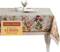 Maison d' Hermine Table Cloth Rectangle Table 100% Cotton 60 x 120 Inches Fall Tablecloth Reusable Everyday Use for Thanksgiving Christmas Decorations Dining Farmhouse Party (Recolte)
