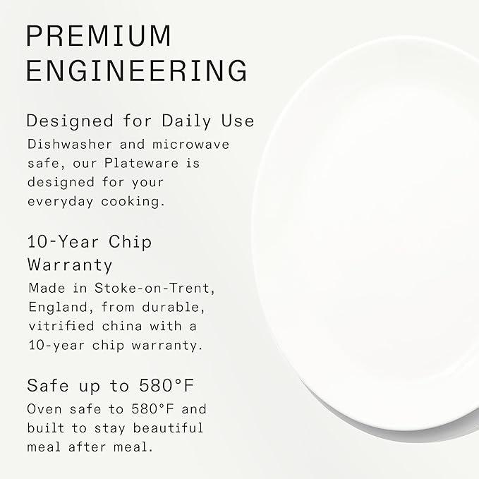 Made In Cookware - Serving Platter - White - Porcelain England