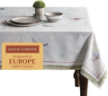 Maison d' Hermine Table Cloth Rectangle Table 100% Cotton 54 x 72 Inches Tablecloth Reusable Decorative for Dining Room Farmhouse Home Valentines Day Decorations Spring Summer - Flying Birds