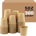 5 oz 300 Pack Disposable Coffee Cups, Bulk Brown Disposable Paper Cups, Coffee Cups for Hot Tea, Chocolate and Cold Drinks