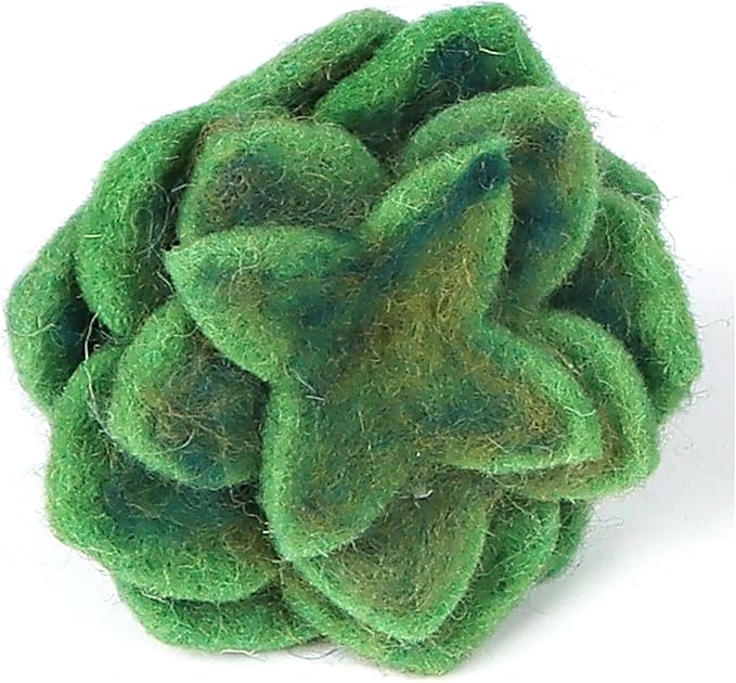 CLEENTABLE Wool Felt Napkin Ring Set of 8 - Elegant Flower Spring & Farmhouse Table Décor with Silver Electroplated Metal Alloy Base - Perfect for Banquet Table Decor & Daily Use (Multi)
