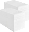 Vplus 400 Pack Premium Quality Guest Towels Disposable Dinner Napkins Soft, Absorbent, Party Napkins for Dinners or Catering Events，and Everyday Use (White, 400)