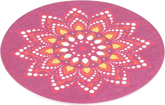 Restaurantware Super Absorbent Coasters 48 Case 4 Inch Assorted Paper Bar Coasters High-Density Pulpboard Beverage Coasters Moisture-Absorbing Durable Drink Coasters - Assorted Designs