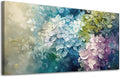 ADJUVANT Wall Art Impressionist Colorful Hydrangea 60" L x 30" W, Vibrant Hydrangea Blooms Canvas Painting Lush Petals Artwork Prints Floral Wall Decor for Living Room Bedroom Dining Room Home Office