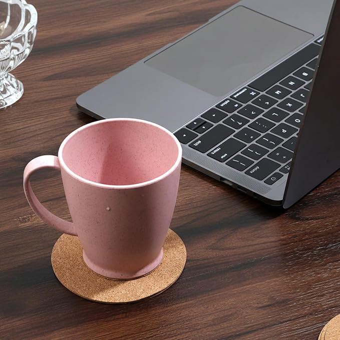 60 Pcs Self Adhesive Cork Coasters, Round Cork Backing for Coasters, Self Adhesive Coaster Rounds Backing Pads for DIY Crafts Drinks Home Tabletop Decorations