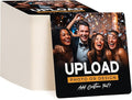 60 Pack Personalized Drink Coasters, Custom Cardboard Coasters with Photo and Text, Design Your Own Coaster for Events, Parties, Bars, and Unique Gifts, 3.95" Round, Design 7