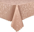 Smiry Rectangle Table Cloth, Waterproof Heavy Duty Vinyl Tablecloths, Wipeable Washable Table Cover for Kitchen and Dining Room (Tan, 54" X 78")