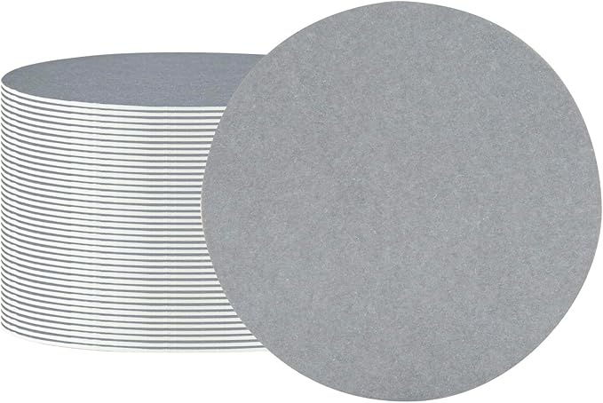 Restaurantware Paper Coasters 1000 Pack of 4 Inch Disposable Beverage Coasters Absorbent for Hot and Cold Drinks Gray Coffee Cup Essentials for Table Decor, Kitchen, Home Patio or Living Room
