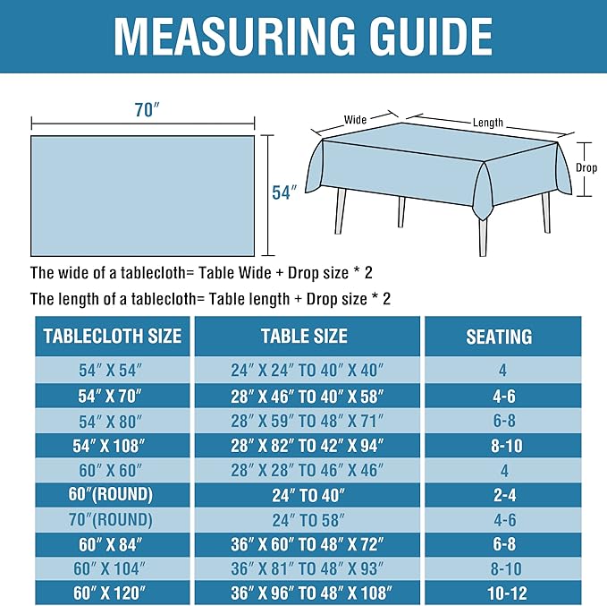 H.VERSAILTEX Linen Textured Table Cloths 54 x 70 Inch Premium Solid Tablecloth Spill-Proof Waterproof Table Cover for Dining Buffet Feature Extra Soft and Thick Fabric Wrinkle Free, Taupe