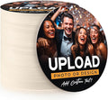 40 Pack, Personalized Drink Coasters, Custom Cardboard Coasters with Photo and Text, Design Your Own Coaster for Events, Parties, Bars, and Unique Gifts, 3.95" Round