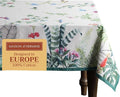 Maison d' Hermine Table Cloth Rectangle Table 100% Cotton 70 x 120 Inches Tablecloth Reusable Decorative for Dining Room Farmhouse Home Valentines Day Decorations Spring Summer - Tropiques