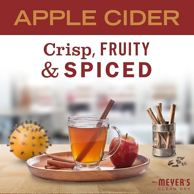 MRS. MEYER'S CLEAN DAY Liquid Dish Soap, Limited Edition Apple Cider, 16 fl. oz - Pack of 3