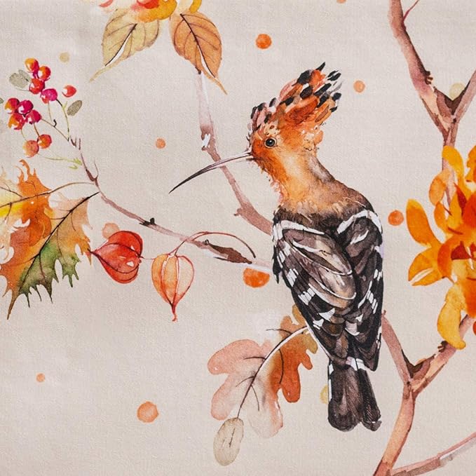 Maison d' Hermine Table Cloth Rectangle Table 100% Cotton 54 x 72 Inches Fall Tablecloth Reusable Everyday Use for Thanksgiving Christmas Decorations Dining Farmhouse Party (Kelim - Prairie)