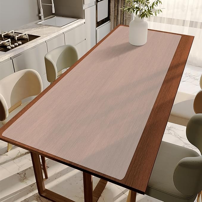 Extra Large Silicone Mat for Kitchen Counter,20"x80" Heat Resistant Mats for Countertop,New Skin-Friendly Material Quartz Countertop Protector Mats,Freely Cuttable (Translucent,1.6 mm Thick)