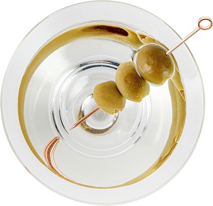 Restaurantware-Vetri 9 Ounce Martini Glasses, 6 Dishwashable Cocktail Glasses - No Lead, Long Stemmed, Clear Glass Party Drinkware, For Home And Bar Use, Serve Margarita, Cosmopolitan, And More