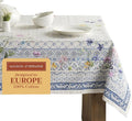 Maison d' Hermine Table Cloth Rectangle Table 100% Cotton 60 x 90 Inches Tablecloth Reusable Decorative for Dining Room Farmhouse Home Valentines Day Decorations Spring Summer - Faience