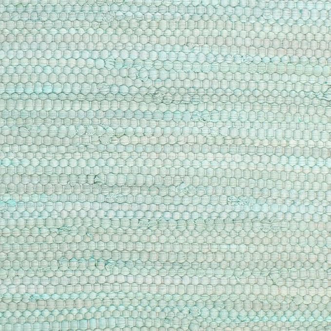 PILLOWPIA Handcrafted Chindi Rag Rug Hot Pad – 100% Cotton, Handwoven, Colorful & Eco-Friendly | Boho Kitchen Accessory for Table, Counter, or Serving Use - Aquatic