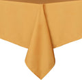 sancua Rectangle Tablecloth - 90 x 132 Inch - Stain and Wrinkle Resistant Washable Polyester Table Cloth, Decorative Fabric Table Cover for Dining Tables, Buffet Parties and Camping, Gold