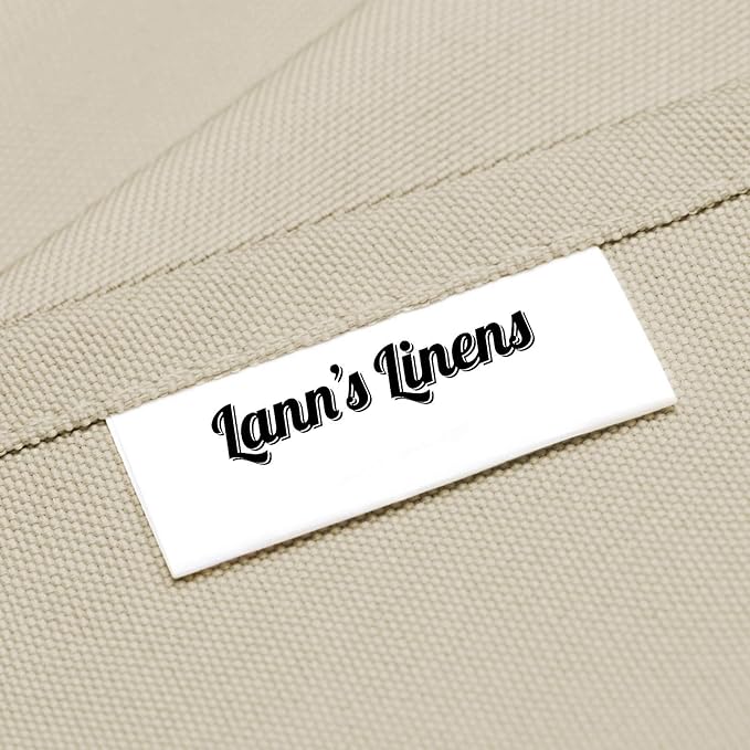 Lann's Linens - 90" Round Premium Tablecloth for Wedding/Banquet/Restaurant - Polyester Fabric Table Cloth - Beige