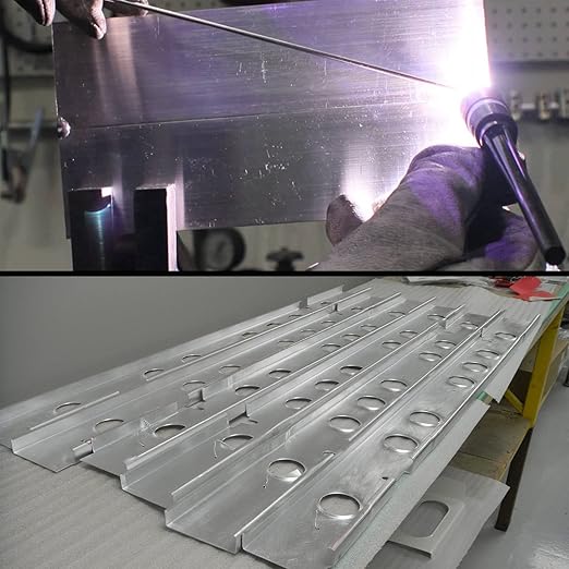 6061 T651 Aluminum Sheet Metal 10 x 17 x 1/8 (0.125”) Inch Plain Thin Aluminum Plate Covered with Protective Film, Heat Treatable Rectangle 3MM Aluminum Metal Plate for Welding, Industrial