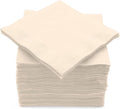 100 Pack Ivory Beverage Napkins, Big Party Pack, 2 Ply, Ideal for Wedding, Party, Birthday, Dinner, Lunch, Cocktails. (5” x 5”) by Amcrate