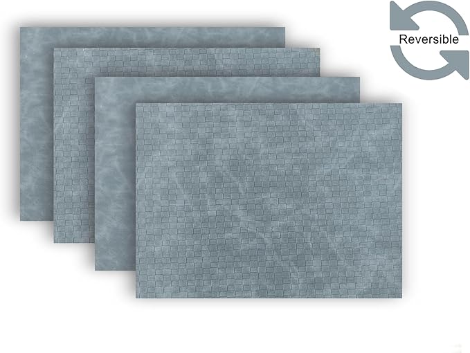 Placemats Set of 4 12" x 18" Heat-Resistant Table Mats for Dining Table Set for 4 Kitchen & Dining Room Decor Farmhouse, Boho, & Modern Style Easy to Clean, Durable & Stylish Table Decor