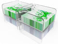Clear Acrylic Gravity-Fed Napkin Holder with Weighted Arm, 6.5x6.5 Inch - SET OF 2, Keeps Napkins in Place for Home & Commercial Use