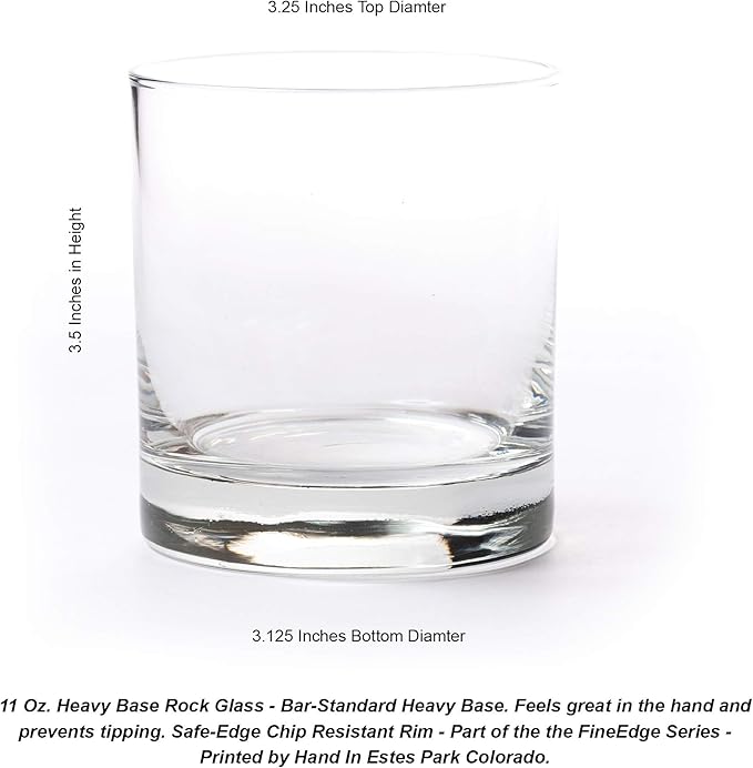 Black Lantern Whiskey Glasses Set of 2 - Ski Lift Old Fashioned Whiskey Glasses for Cocktails Bourbon Scotch and Whisky - Drinking Glasses - 11oz. Heavy Base Tumbler Glasses and Gift Box