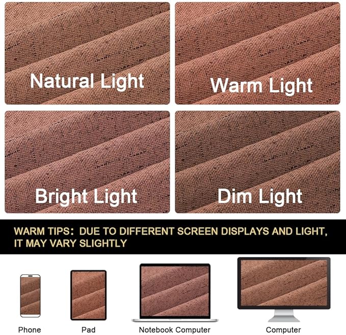 PrinceDeco Linen 100% Blackout Curtains 84 Inches Length 2 Panels Set Grommet Linen Textured Curtains for Bedroom Soundproof Window Treatment Drapes with White Liner, 42" Wide Per Panel, Washed Spice