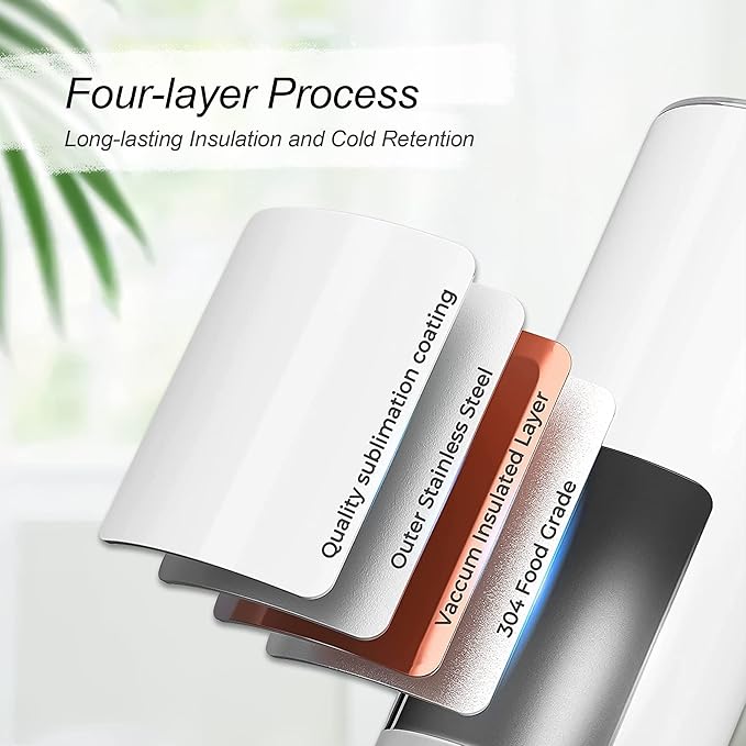 25 Pack Straight Sublimation Tumblers Bulk 20oz Stainless Steel Double Wall Insulated Sublimation Cups Wholesale Blank White with Lid, Straw for Tumbler Press Machine