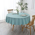 maxmill Round Jacquard Tablecloth Swirl Design Spillproof Wrinkle Free Heavy Weight Soft Table Cloth for Circular Table Cover of Buffet Banquet Parties Holiday Dinner Round 90 Inch Turquoise