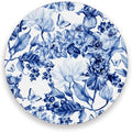 Coasters for Drinks Cup Coaster Mat Round Cups Cork Backing Pad for Coffee Table Desk Home Decor Blue White Flowers Butterfly